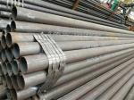 beveled ends black painting round carbon steel tube high temperature resistance