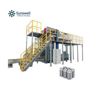 China Automatic Empty Beer Cans Depalletizer Aluminum Depalletizing Line Carbon Steel wholesale