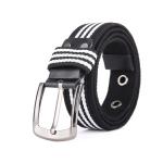 Alloy Buckle Cotton Canvas Belt