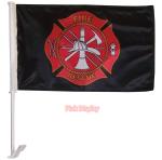 Hemmed 75D Hand Waving Flag For Celebrations