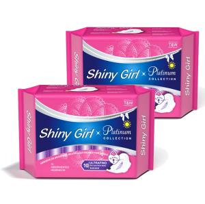 China Herbal Mint Daily Use Sanitary Pads Biodegradable Organic Cotton Menstrual Pads wholesale