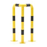 Yellow CE Certified Road Safety Collision Barrier Column Protectors For Rack