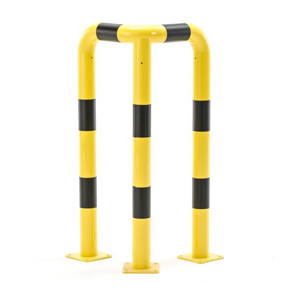 Yellow CE Certified Road Safety Collision Barrier Column Protectors For Rack