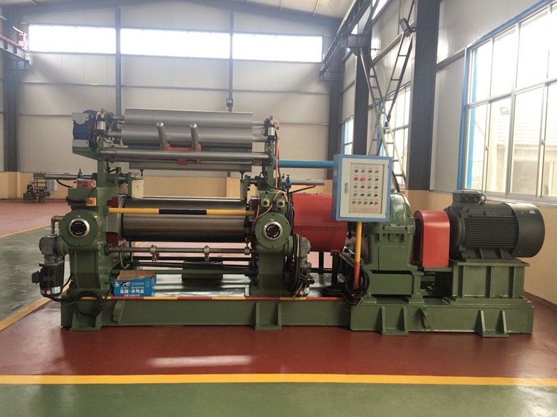 Automatic Two Roll Rubber Mixer Open Mixing Mill with Chilled Cast Iron Rollers