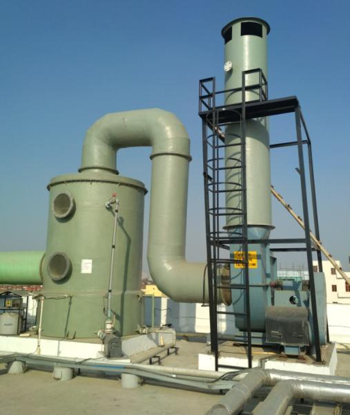 Cyclone Plate FRP Packed Tower Air Scrubber Fume Treatment Desulfurization Tower