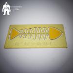 Waterproof Gold Metal Business Cards , Bronze Plating Metallic Gold Card