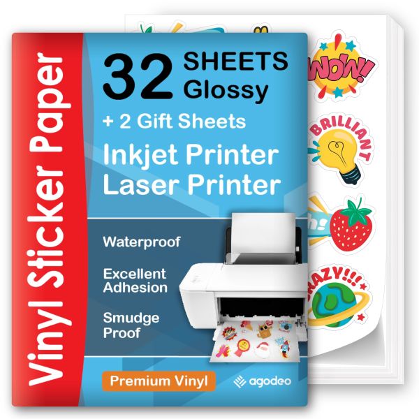 A4 Size Sticker Paper Fluorescent Color Labels - High Visibility Classification