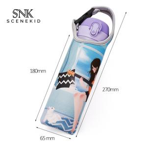 China Foldable Neoprene 65mm*180mm Water Bottle Sleeve wholesale