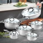 Wholesale Cookware Sets Multifunctional Cooking Soup Pot Milk Pot Set Kitchen 12