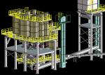 Economic Arrangement 60tpd Glass Batch Plant For Glass Bottle