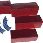 16mm Raised Fence Outdoor Garden Bed Corner Bracket Connect Metal Raised