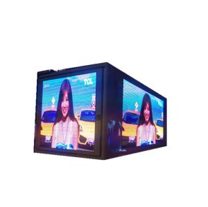 China Outdoor ColorLight LED Box Truck Waterproof 16ft For Truck Mounted wholesale