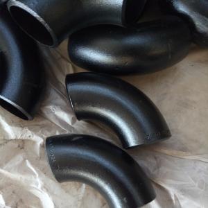 China Astm A105 Cs Elbow Long Radius 90 Degree Bend B16.9 Black wholesale