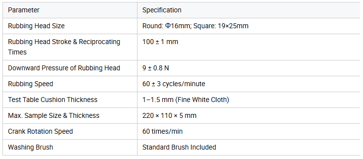 Electric Rubbing Color Fastness Testing Machine Fabric Crockmeter Laboratory Test Equipment