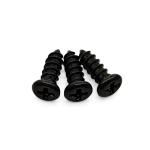 Black Zinc Self-Tapping Screw – M5x25mm Countersunk Phillips