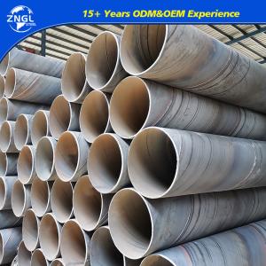 China ASTM API 5L Gr. B X42 X65 X70 Carbon Steel Saw Spiral Welded Pipe with ERW Technique on sale
