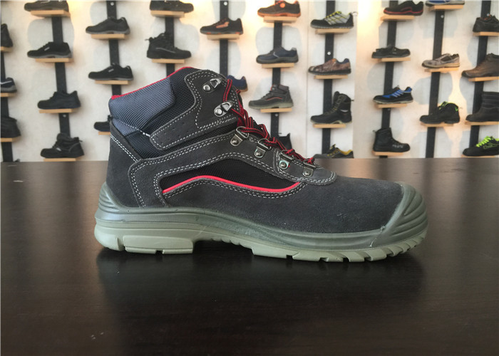 Rust Proofing Mens Comfortable Work Shoes Antimicrobial Insole Metal Toe Safety Shoes