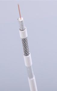 China 78 OHM CCS Cooper Rg6 CATV Satellite Tri Shield Coax Atenna Cable PVC wholesale