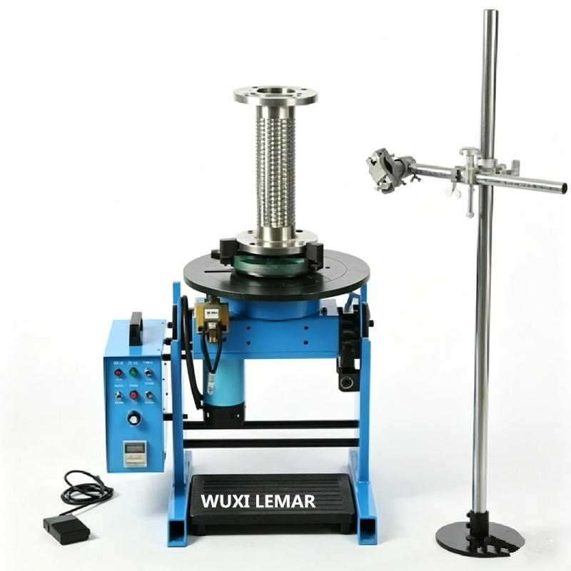 100kg CNC Welding Positioner Rotary Turning Table for Pipe Vessel Circular Welding