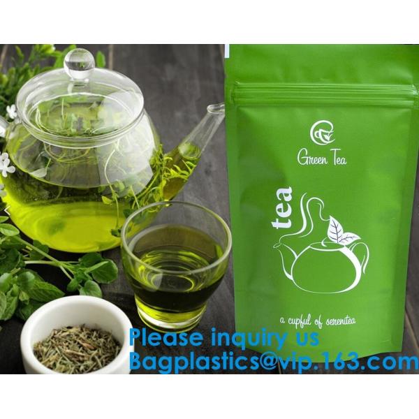 Custom Print Biodegradable Foil Packaging Soft Zipper Stand Up Bottom Gusset Plastic Drinking Pouches Bags With Straws