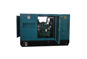 China Black Silent Diesel Generator Set 1800rpm Cummins Power Generator wholesale