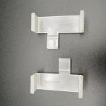 OEM 2 Inch Clear Plastic IC Tray Clip Recyclable Moisture Proof