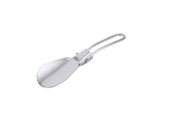 Long Stainless Steel Shoe Horn Folding Boot 4.7 Inch 12 CM Small 430 Shoe Spoon Portable Foldable