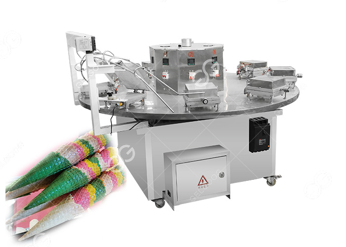 Ice Cream Waffle Cone Making Machine