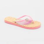 Ladies Beach OEM Slip Resistant EVA Flip Flop With Seashell Printed