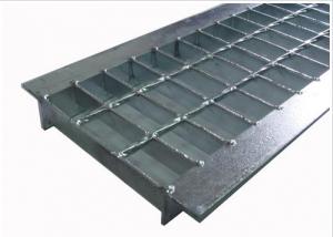 Anti Slip Outdoor Drain Grate Covers , Serrated Steel Trench Covers Grates