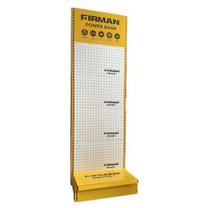 China Single Side Metal Gondola Shelving Yellow Single Double Side Storage Racks wholesale
