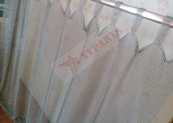 0.8x7mm Stainless Steel Chain Mail Curtains Height 3m Width 3.3m For Room