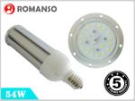 54Watt E39 E26 LED Corn Bulb , LED Corn COB Lights Compatible Inductance Ballast