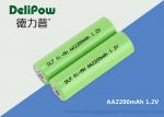 OEM 2200mAh AA NIMH Rechargeable Battery With Long Cycle Life