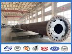 Galvanized Steel Suspension Pole Tensile Strain Angle Pole 35kv 110kv 220kv