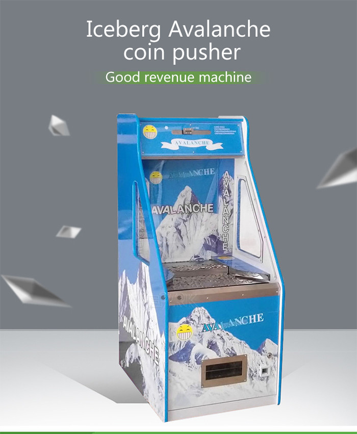 150W Arcade Redemption Game Machine Lottery Ticket Push Coin