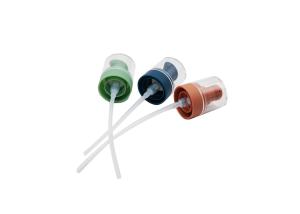 China 28mm Treatment Lotion Pump Dispenser Plastic With Various Colors For Bottles wholesale
