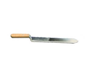 China Stainless Steel Double Serrated Uncapping Knife with Wooden Handle for Honey Uncapping wholesale