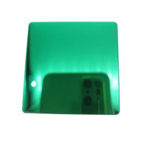 China PVD Green Mirror Color Sheet 201 304 Stainless Steel Plate EN Standard wholesale