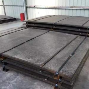 China Mild Steel High Wear Resistant Plate For Mixed Concrete Batching Plant Chromium Chromium Carbide Overlay Wear Plate wholesale