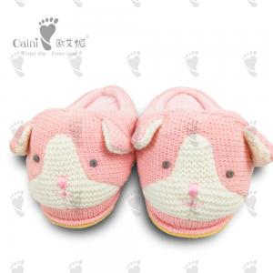 China 18 X 8cm Stuffed Childrens Shoes Warm Pink Cute Cat Shoes 18 X 8cm on sale