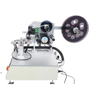 China Motor Cable Flag Folded Electronic Wire Labeling Machine / Plastic Tube Label Equipment wholesale