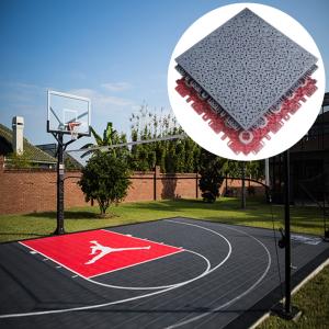 China Interlocking Pp Pvc Vinyl Multi Sport Court Floor Tiles Outdoor Basketball Courts wholesale