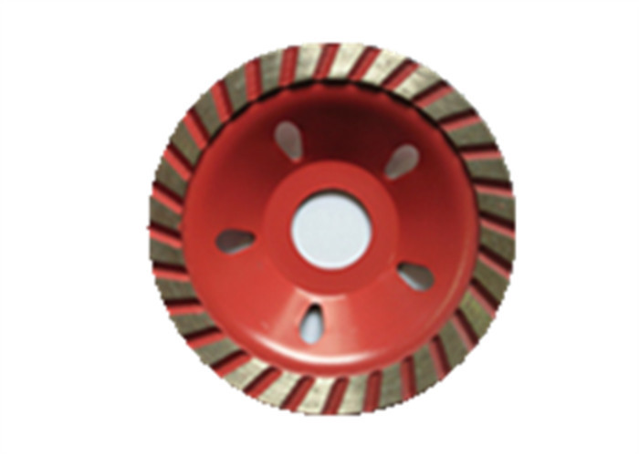 Red Blue Sintered Turbo Diamond Cup Wheel Turbo Grinding Wheel For Granite