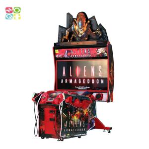 China Aliens Armageddon 55'' LCD Shooting Game Machine Coin Operated Shooting Simulator wholesale