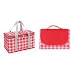 25L Aluminum Film Camping Lunch Bag Picnic Folding Extra Large Insulated Cooler