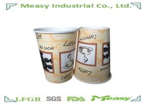 China 300ml Volume Food Grade Single Wall Paper Cups Ink Flexo Printing wholesale