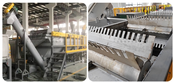 High-Efficiency HDPE Rigid Container Flakes Washing Line for Post-Consumer Recycling