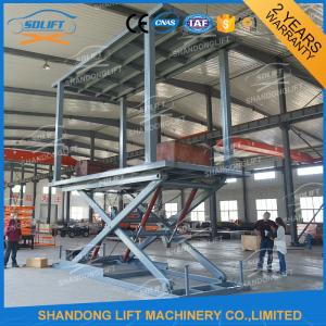 China Double Deck Car Parking System With Electric / Hydraulic Drive System Rack And Pinion Structure on sale