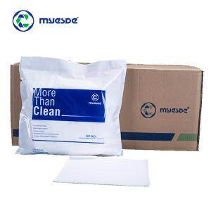 China 6x6 Industrial Cleaning Rags Ultraclean 120g Class 100 Wipes For LCD TV Screens wholesale